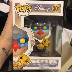Funko Pop Disney The Lion King - Rafiki and Simba